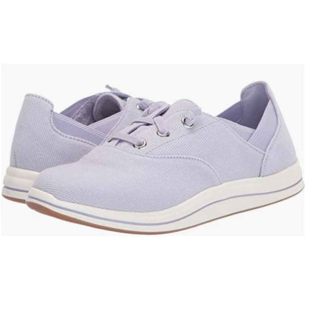 Clarks Cloudsteppers Breeze Ave Sneakers Womens Size 7.5 Lilac Light Purple NEW